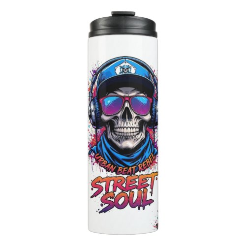 ADOM "Street Soul" Women's Long-Sleeve Graphic Tee Thermal Tumbler