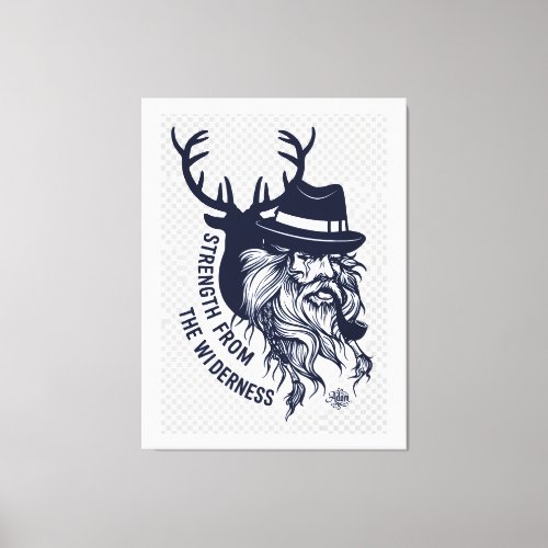 ADOM "Strength from the Wilderness" Men's Tee Canvas Print