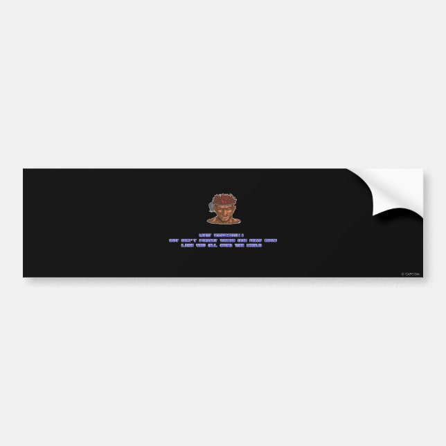 Adon KO'ed Bumper Sticker (Front)