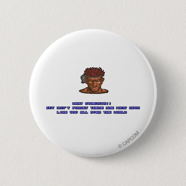 Adon KO'ed Pinback Button (Front)