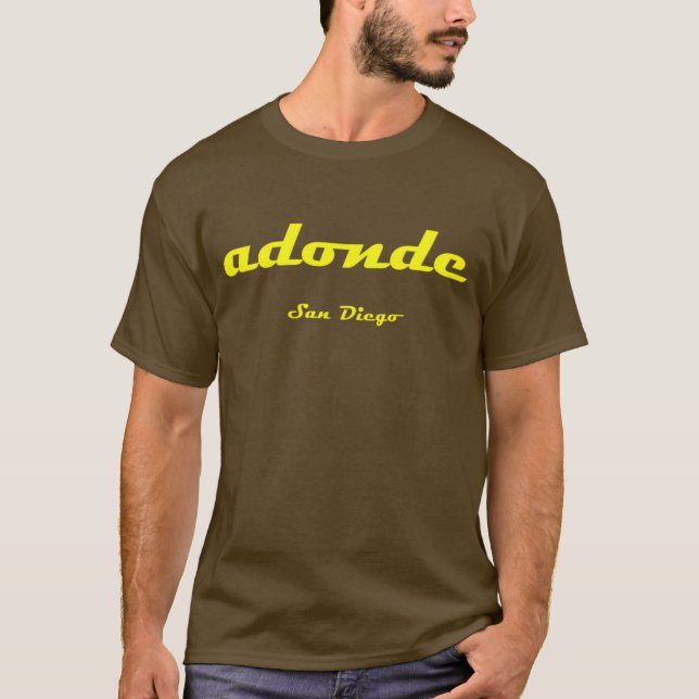 adonde - San Diego t-shirt (Front)