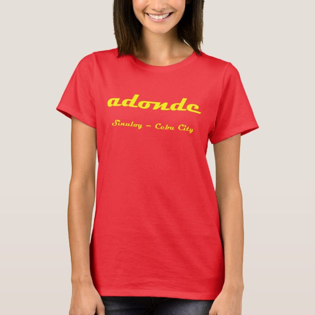 adonde - Sinulog Cebu City t-shirt (Front)
