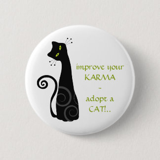 Adopt a Cat Button