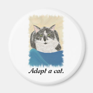 Adopt a cat promotion magnets