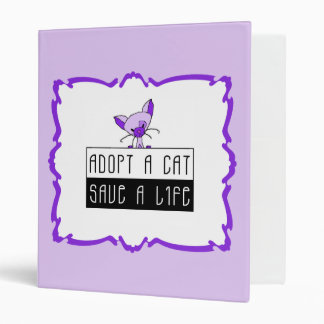 Adopt A Cat Save A Life Binder