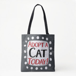 Adopt A Cat Today Tote Bag