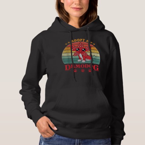 Adopt a demodog funny dog lovers  hoodie