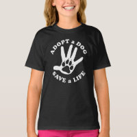 Adopt a dog save a life - Design for dog lovers