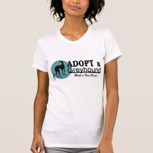 Adopt a Greyhound Logo T_Shirt