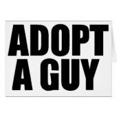 Adopt a guy (Front Horizontal)