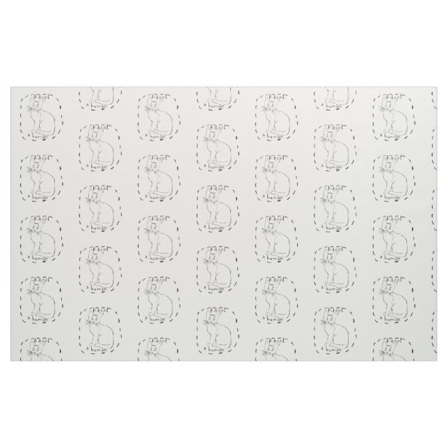 Adopt a human fabric (Fat Quarter)