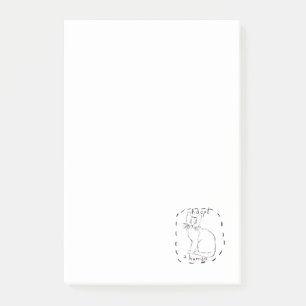 Adopt a human post-it notes