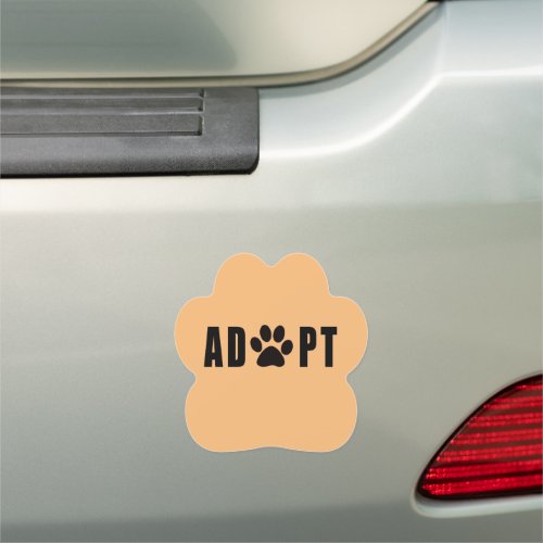 Adopt A Pet Car Magnet