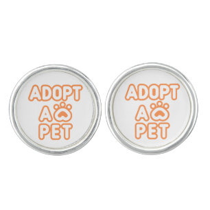 adopt a pet cufflinks
