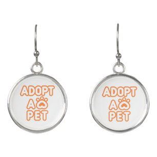 adopt a pet earrings