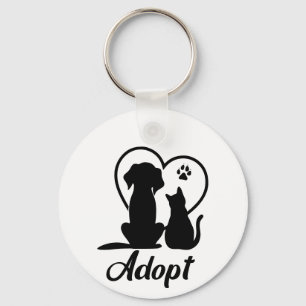 Adopt a Pet  Keychain