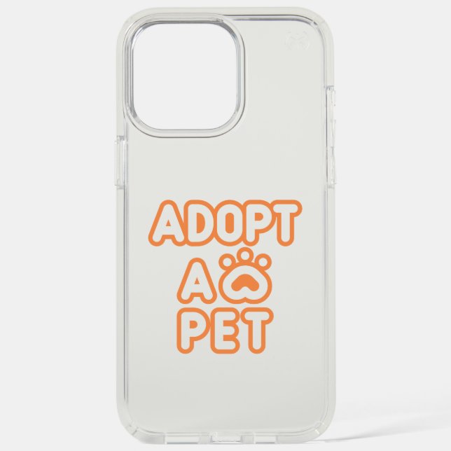 adopt a pet speck iPhone case (Front)