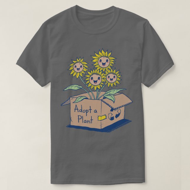 Adopt a Plant  T-Shirt (Design Front)