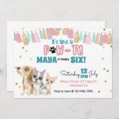 Adopt a puppy, Pawty, Puppy party, Kids part, Pupp (Front/Back)