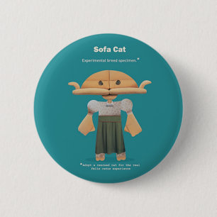 ADOPT A RESCUED CAT! PINBACK BUTTON
