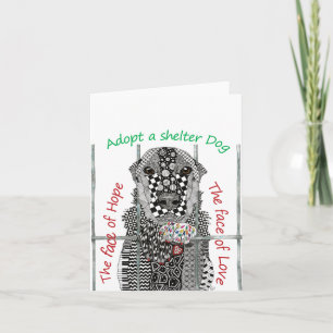 Adopt a Shelter Dog Greeting Card
