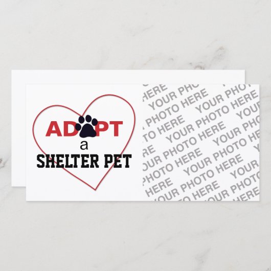 Adopt a Shelter Pet (Front/Back)