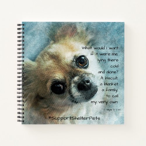 Adopt A Shelter Pet _ Chihuahua Notebook