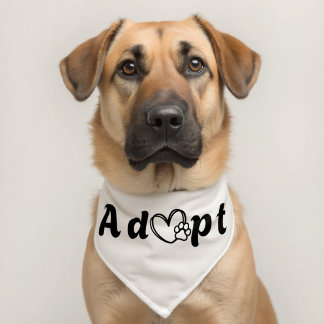 Adopt a Shelter Pet Day – Dog Lover Awareness Bandana Collar