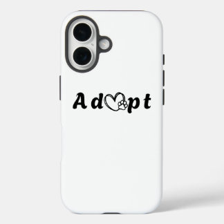 Adopt a Shelter Pet Day – Dog Lover Awareness iPhone 16 Case