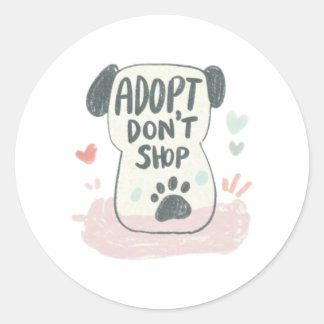Adopt a Shelter Pet Day | Rescue Awareness Sticker