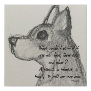 Adopt A Shelter Pet Faux Canvas Print