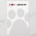 Adopt a Shelter Pet Stationery