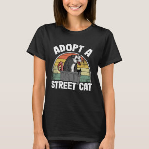 Adopt A Street Cat Opossum Trash Weird Possum T-Shirt