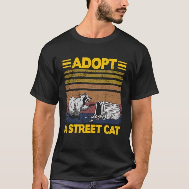 Adopt A Street Cat Raccoon Pullover Hoodie_3 (Front)
