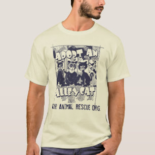 Adopt an Alley Cat by Mudge Studios T-Shirt