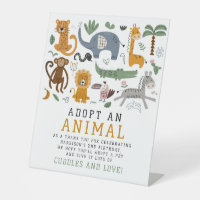 Adopt An Animal Two Wild Birthday Safari Animals