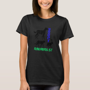 Adopt Animals Cute Cats Dogs Animal Rescue T-Shirt