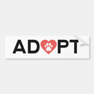 ADOPT BUMPER STICKER