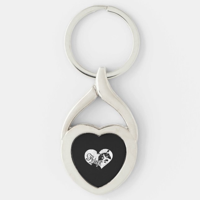 ADOPT CAT KEYCHAIN (Front)