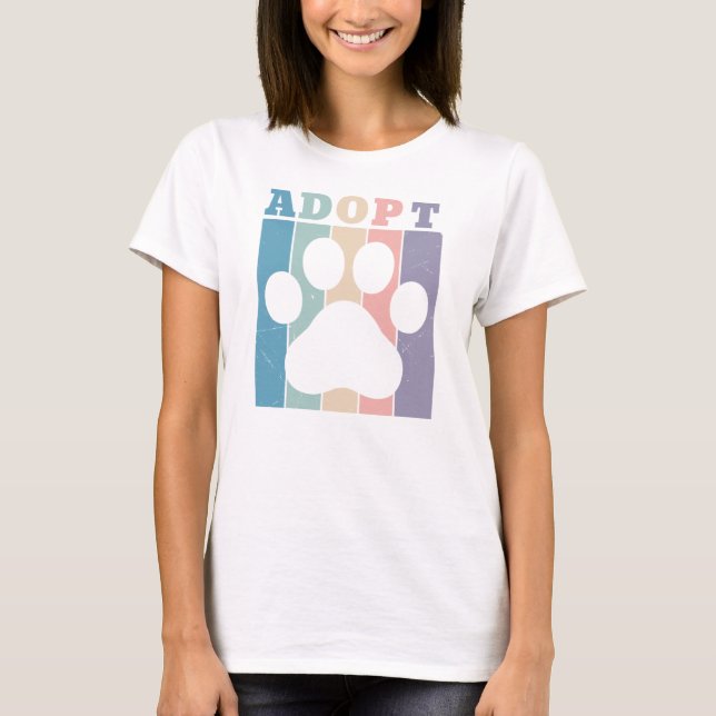 Adopt Colorful T-Shirt (Front)