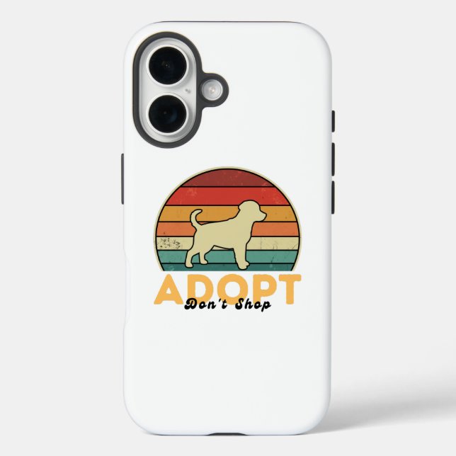 Adopt Don’t Shop – Shelter Pet Awareness Case-Mate iPhone Case (Back)