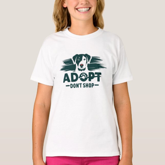 Adopt don't shop 2 T-Shirt (Front)