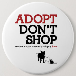 Adopt Don't Shop Button