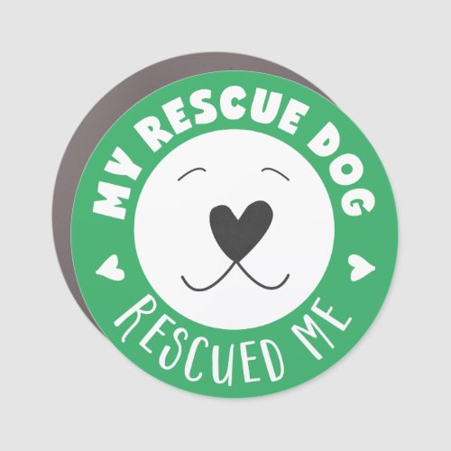 Adopt dont shop car magnets Rescue Dog Car Magnet