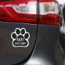 Adopt Don't Shop | Cute Animal Rescue Pawprint Car Magnet