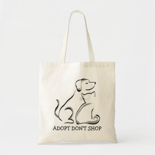 Adopt Don't Shop Dog Cat Budget Tote