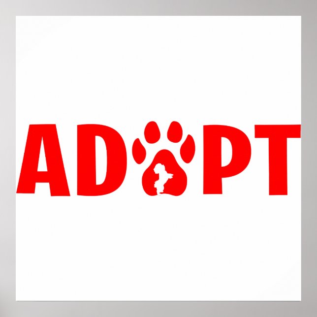 Adopt Dont Shop - Havanese Poster (Front)