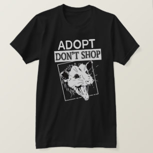 Adopt, Don't Shop Screaming Opposum - Opossum Love T-Shirt