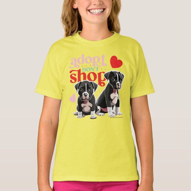 Adopt Don't Shop! T-Shirt (Front)