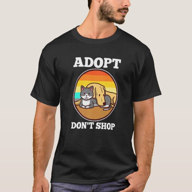 Adopt Don't Shop T-Shirt (Front)